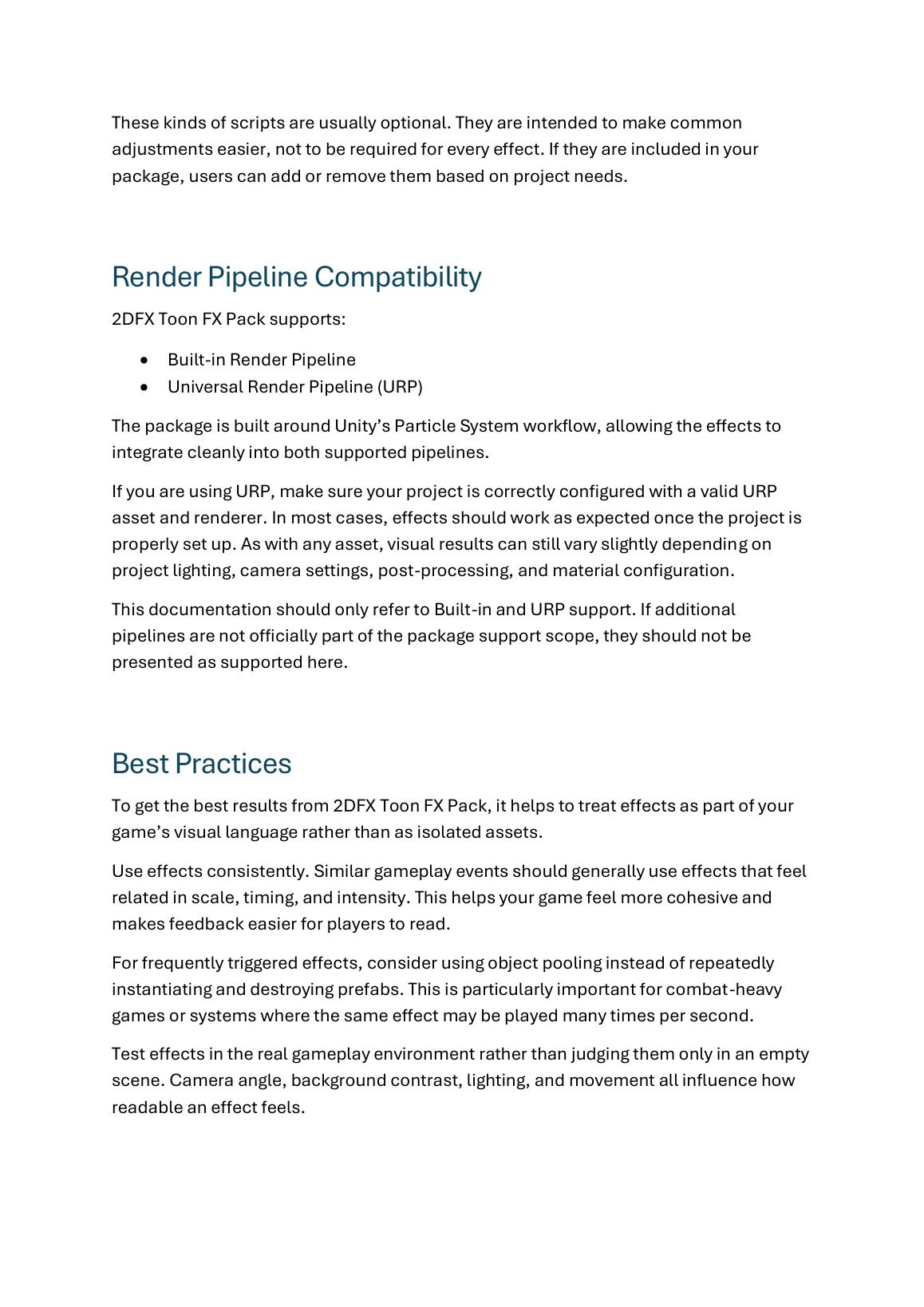 2DFX Toon FX Pack documentation page 7