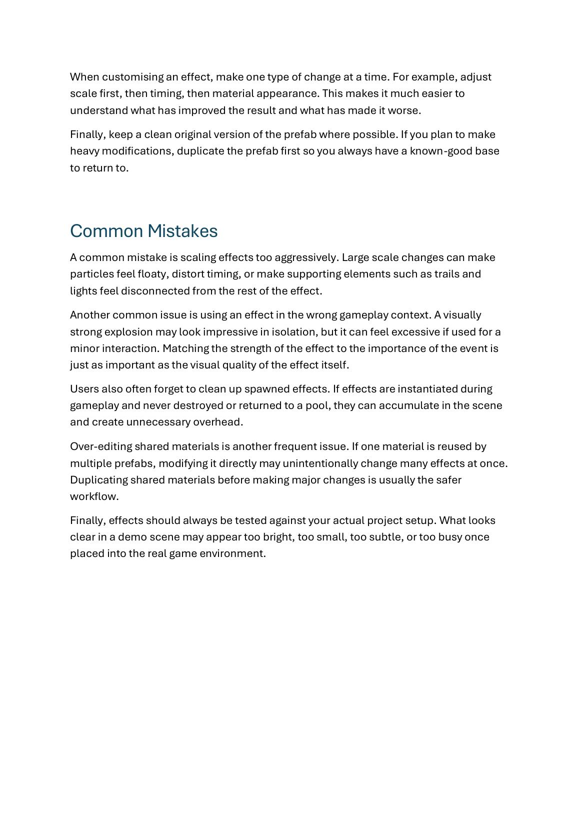 2DFX Toon FX Pack documentation page 8